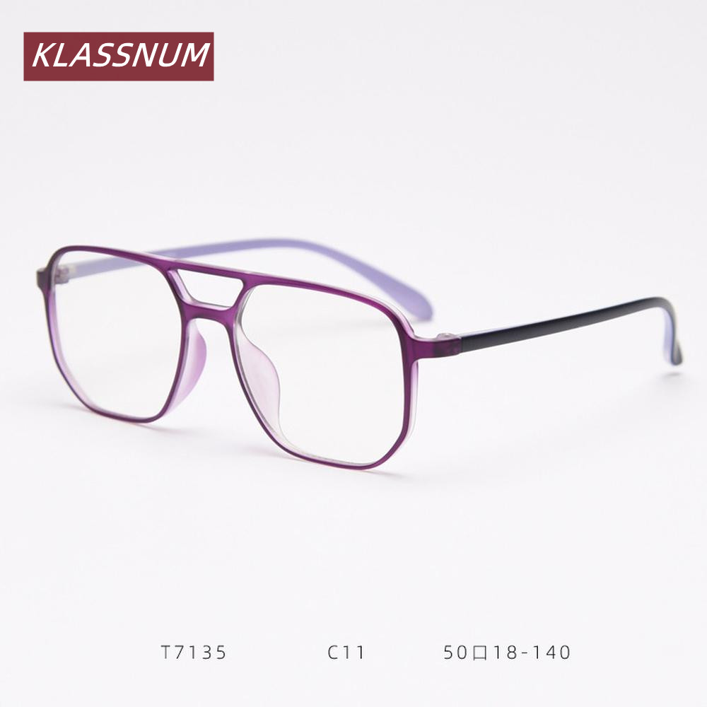 KLASSNUM – lunettes carrées à  - Men'S Fashion Non Prescription Glasses avis et prix