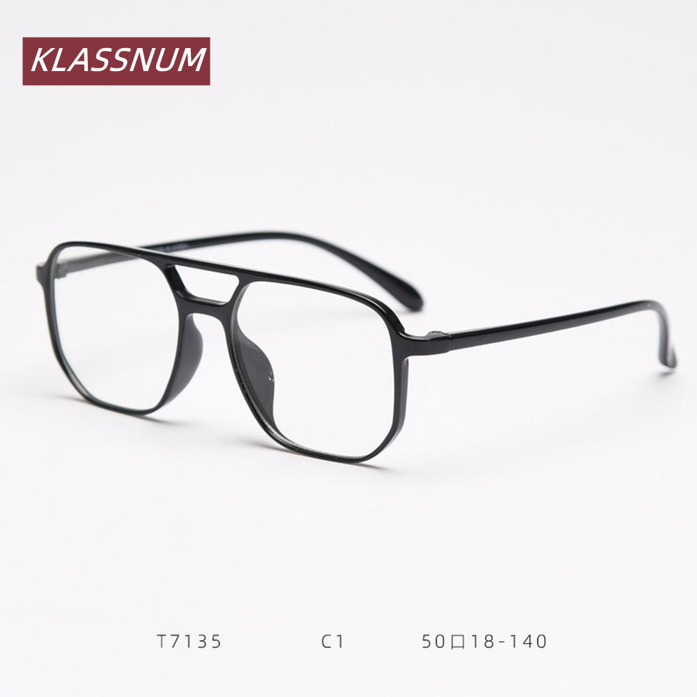 KLASSNUM – lunettes carrées à  - Men'S Fashion Non Prescription Glasses avis et prix