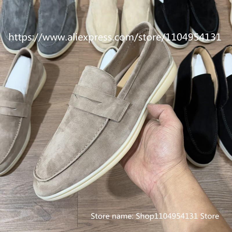 Mocassins colorés décontractés - Suede Loafers Men avis et prix