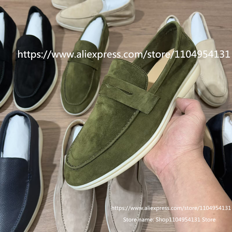 Mocassins colorés décontractés - Suede Loafers Men avis et prix