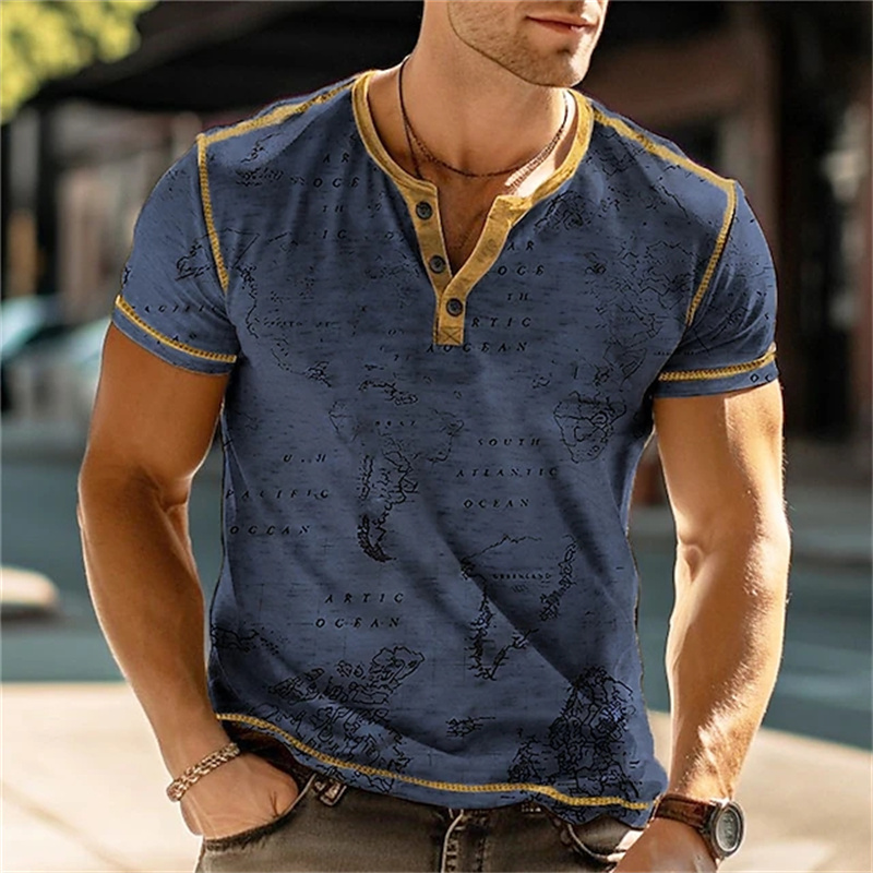 Chemises Henry pour hommes, t- - Mens Fashion Vintage avis et prix