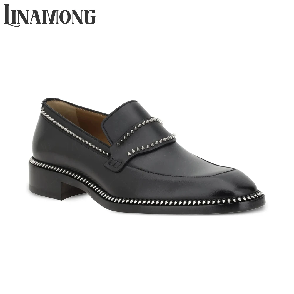 Mocassins noirs à pointes, bou - Suede Loafers Men avis et prix
