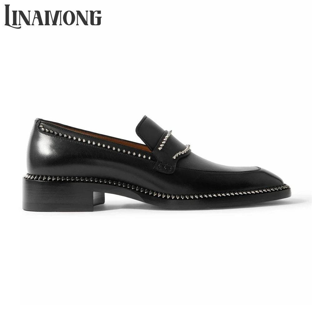 Mocassins noirs à pointes, bou - Suede Loafers Men avis et prix