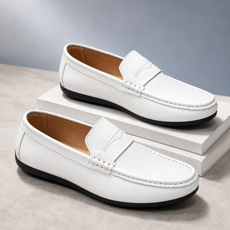 Chaussures décontractées class - Suede Loafers Men avis et prix