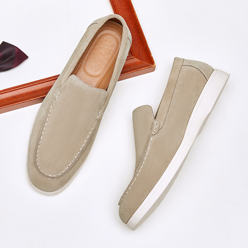 Mocassins décontractés en cuir - Suede Loafers Men avis et prix