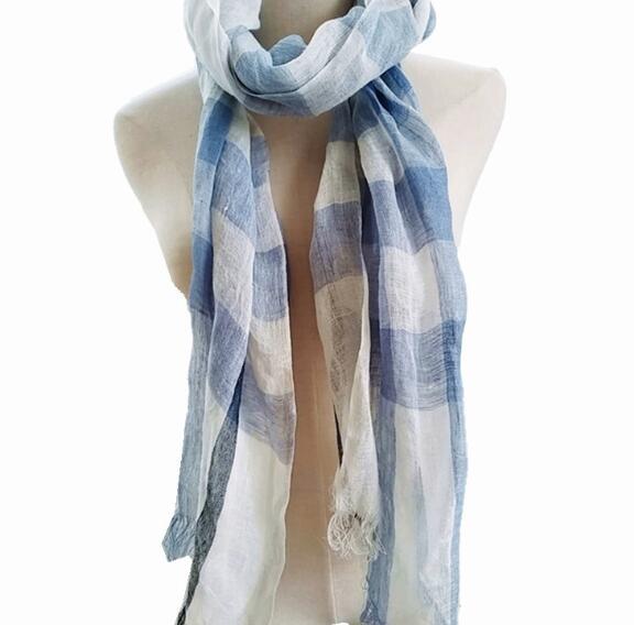 Écharpe à carreaux en lin pour - Men'S Fashion Head Scarf avis et prix