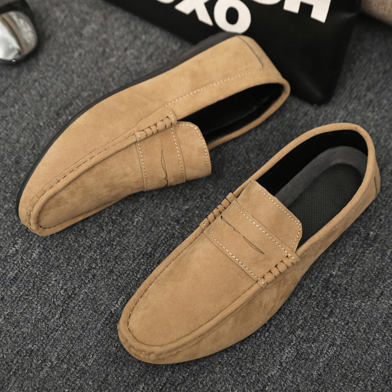 Mocassins pour hommes en toile - Suede Loafers Men avis et prix
