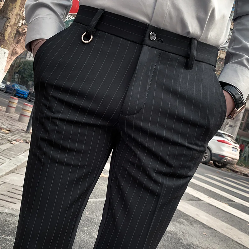 Pantalon habillé slim à rayure - Formal Trouser Stretch avis et prix